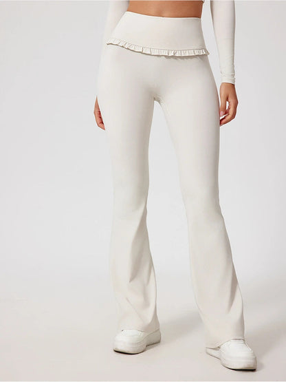 Ruffle Flared Leggings