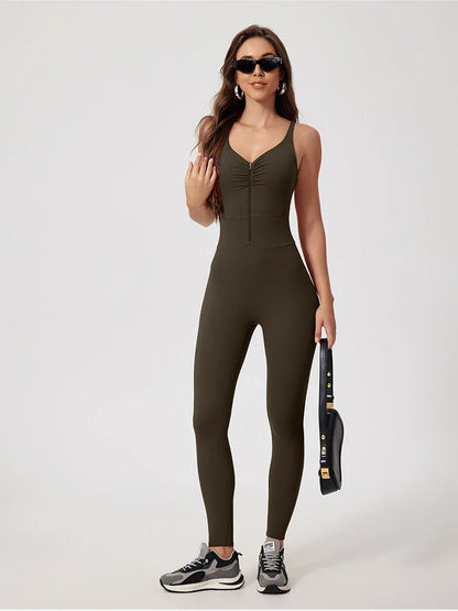 Wavy Muse Zip Catsuit