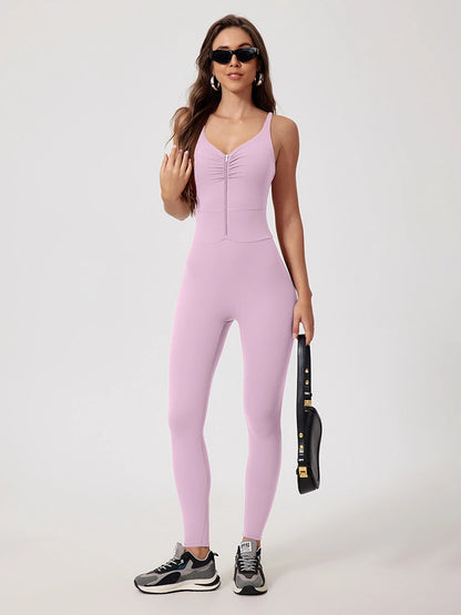 Wavy Muse Zip Catsuit