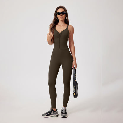 Wavy Muse Zip Catsuit