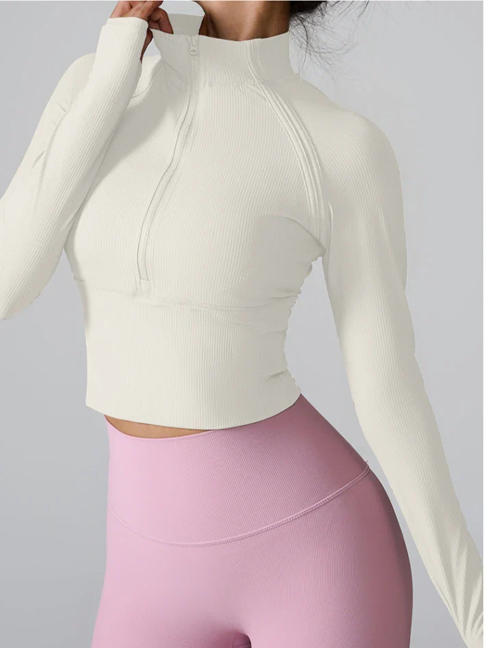 Wavy Glide Half-Zip Top