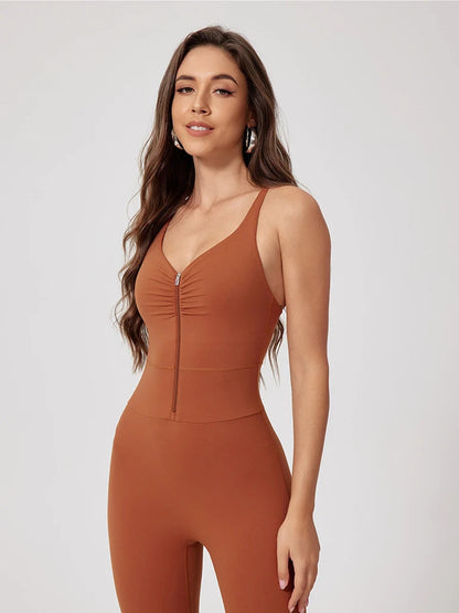 Wavy Muse Zip Catsuit